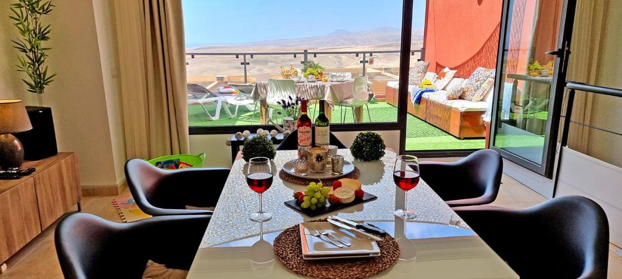 Ferienhaus Casa Caleta - Caleta Fuste - Meerblick - Pool - Glasfaserinternet 칼레타데푸스테 외부 사진